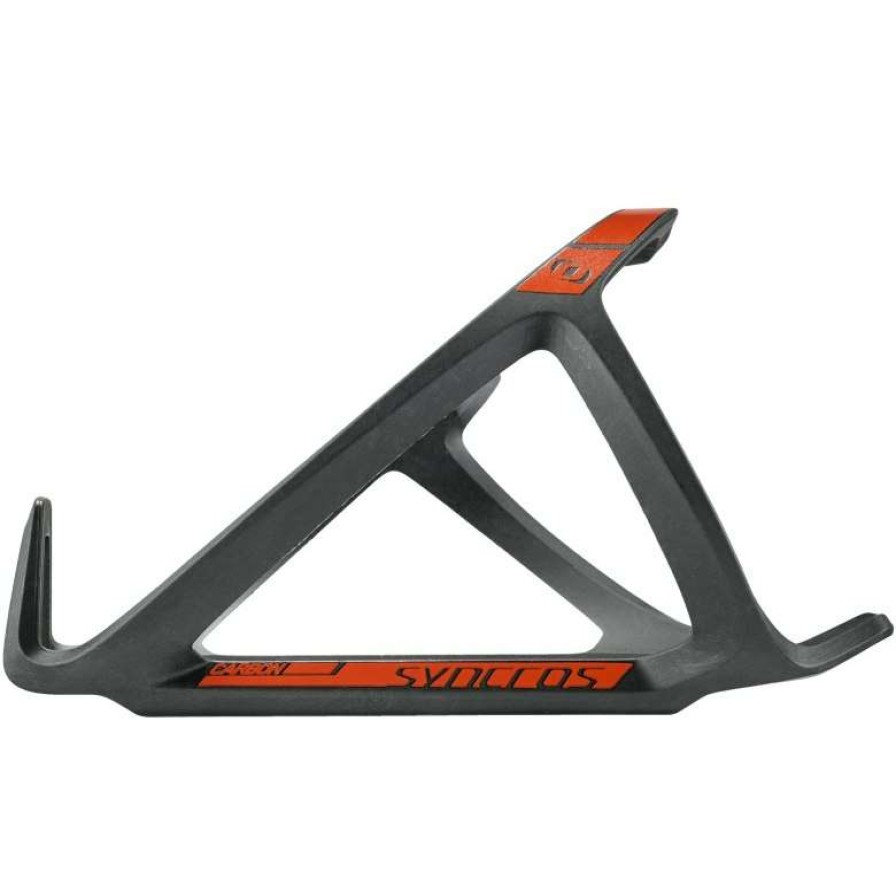 * Discount Syncros Tailor Cage 1.0 Left Bottle Cage Black/Squad Orange | Syncros Bike Accessories