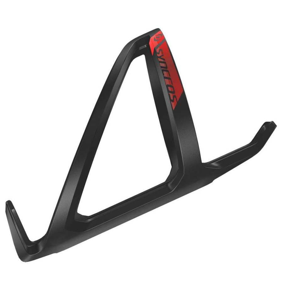 * New Products Syncros Coupe Cage 2.0 Bottle Cage Black/Florida Red | Syncros Bike Accessories