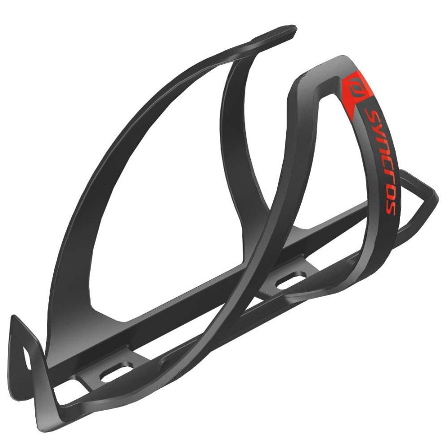 * Shop Syncros Coupe Cage 1.0 Bottle Cage Black/Spicy Red | Syncros Bike Accessories