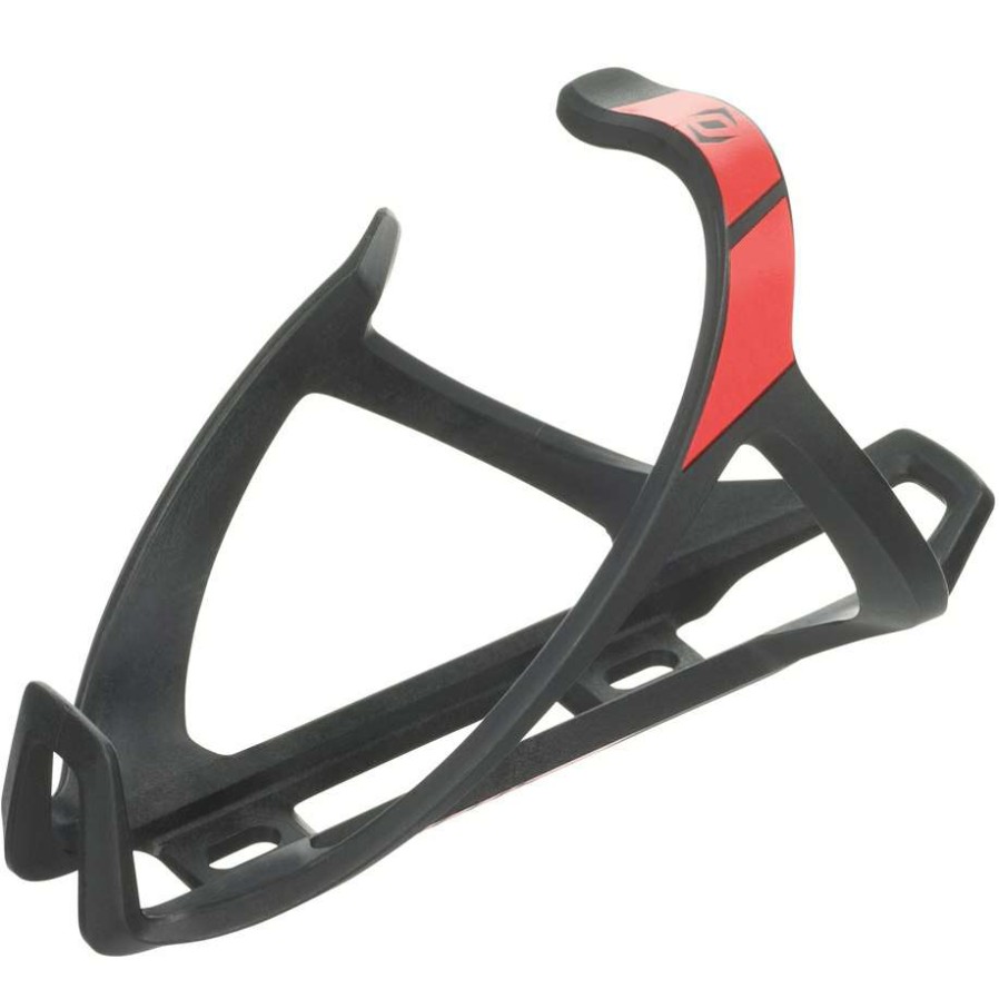 * Shop Syncros Tailor Cage 2.0 Left Bottle Cage Black/Rally Red | Syncros Bike Accessories